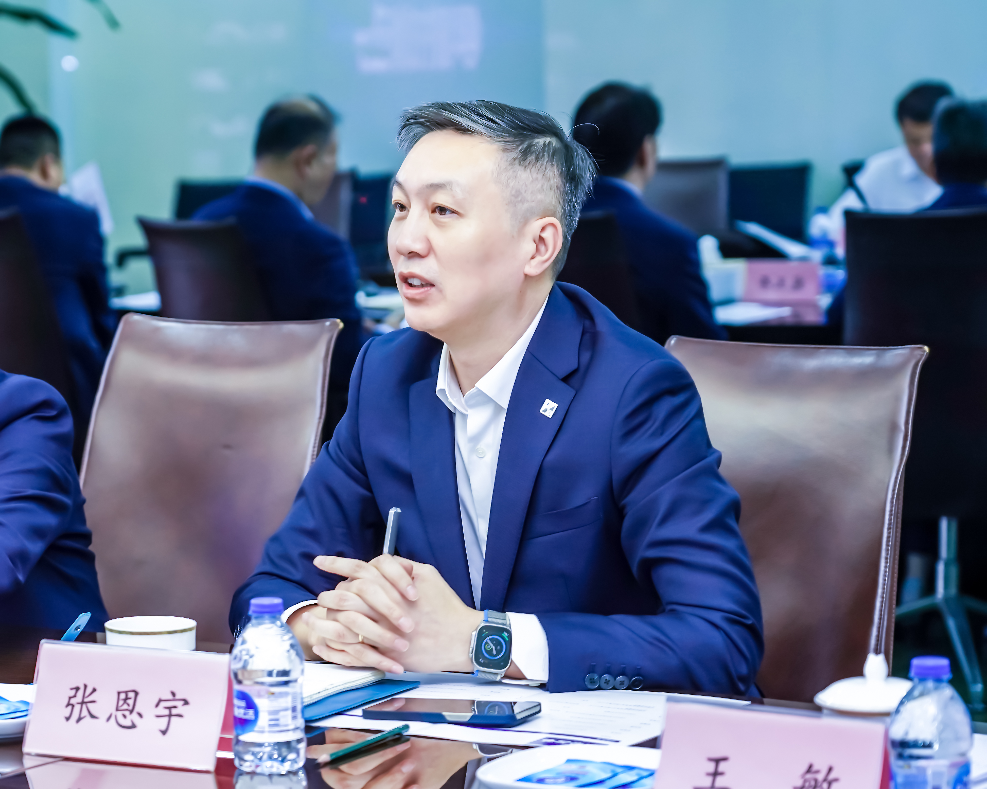 中國石化領(lǐng)導(dǎo)劉會友、張建闊一行蒞臨神開參觀考察(圖8)